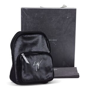Giuseppe Zanotti Kilo XS Mini Backpack - Velvet - Black - $950
